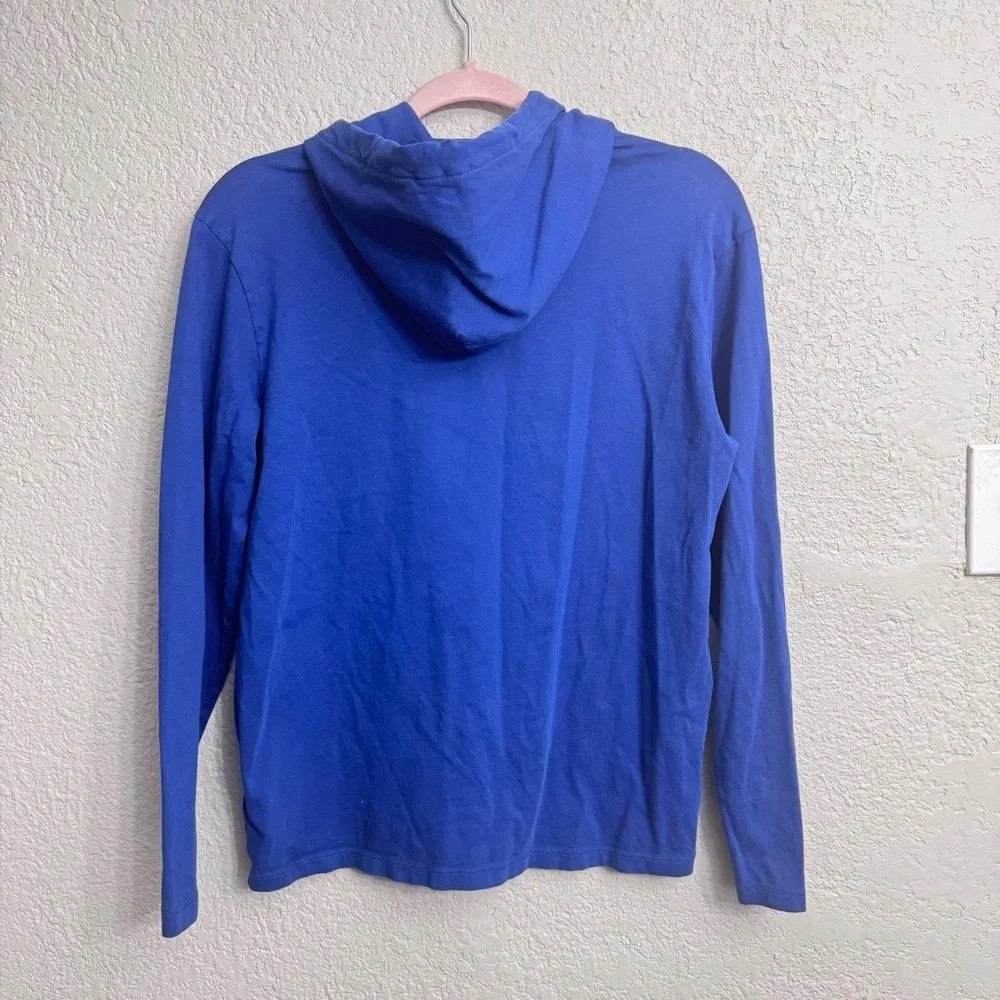 Polo Ralph Lauren Blue Hooded Long Sleeve Tee Men’s Small